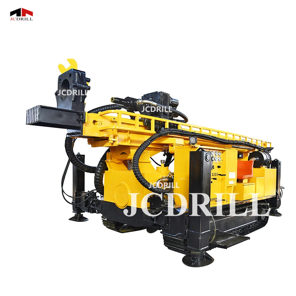 Crawler Rotary Hydraulic Reverse Circulation RC DTH Rock Drilling Rig Equipment for Soil Sampling, Mining and Water Well Borehole Drilling