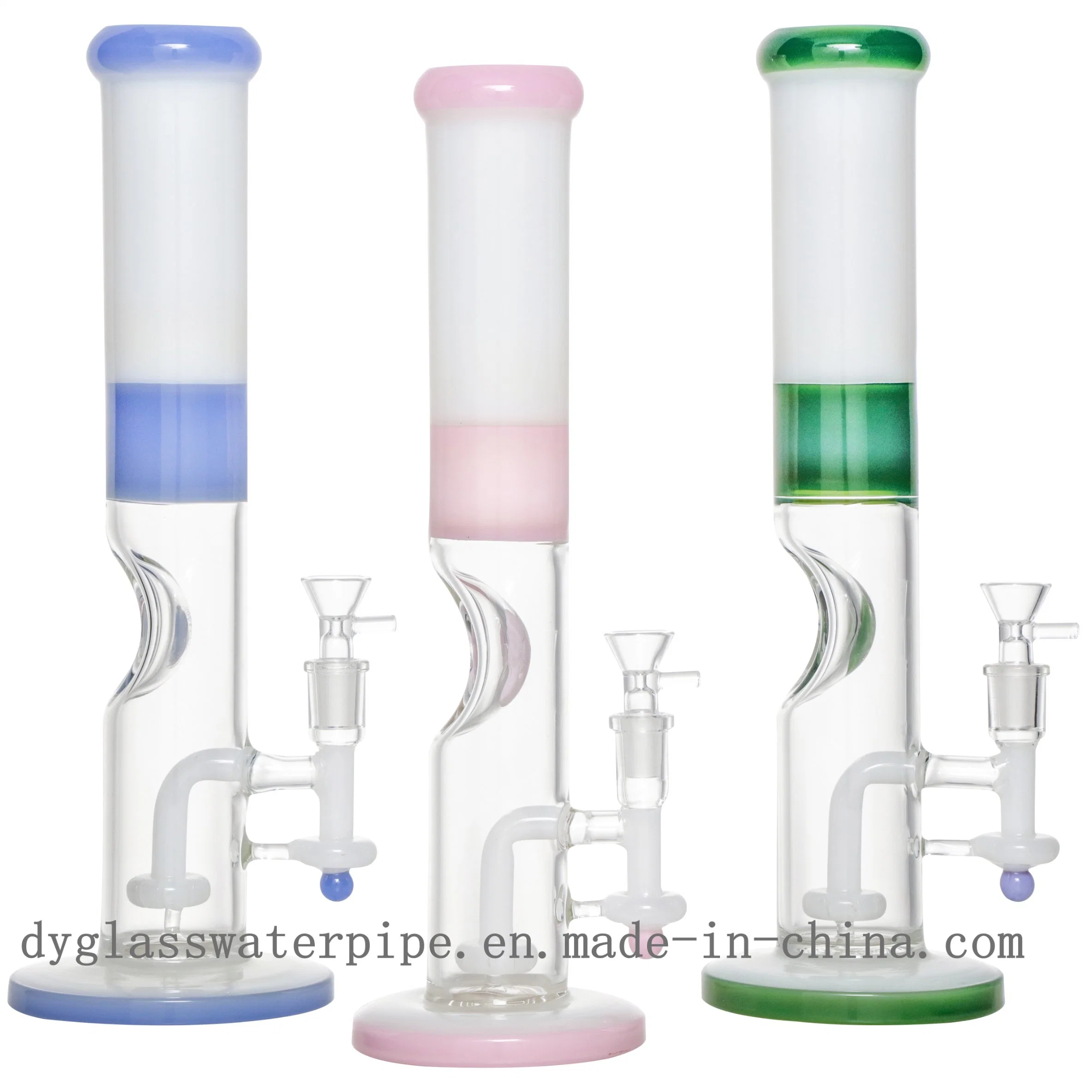 Large Three Vortex Two Nest Perc Glass Smoking Water Pipes