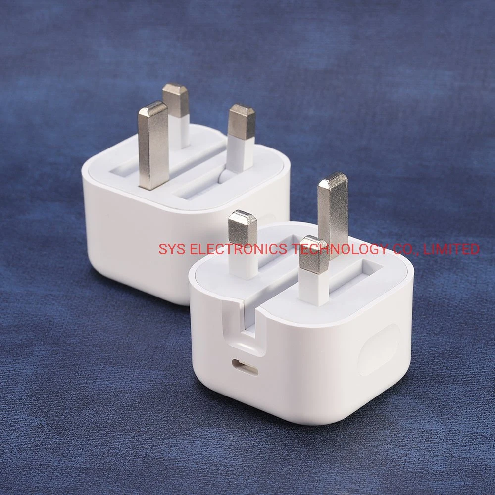 UK Adapter Universal UK 3 Pin 20W USB-C Power AC DC Wall Plug Travel Adapter