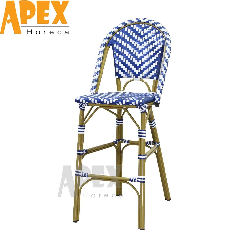 Outdoor Garden Furniture Modern Metal Restaurant French Bistro Dining Bar Stools Chairs