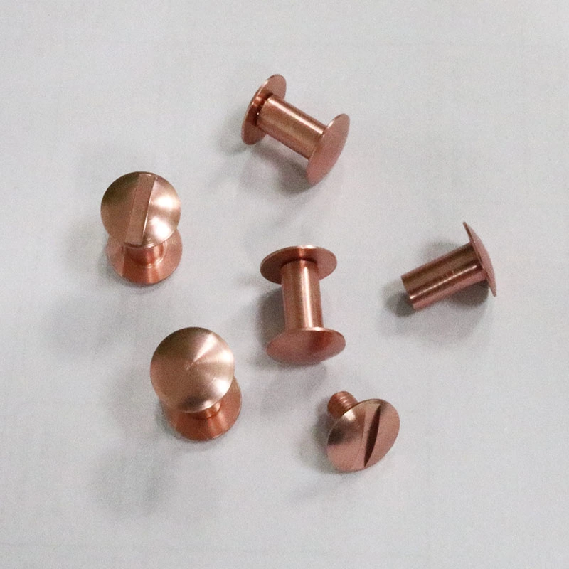 Male to Female Post Binding Screws Slotted Aluminum Chicago Screw