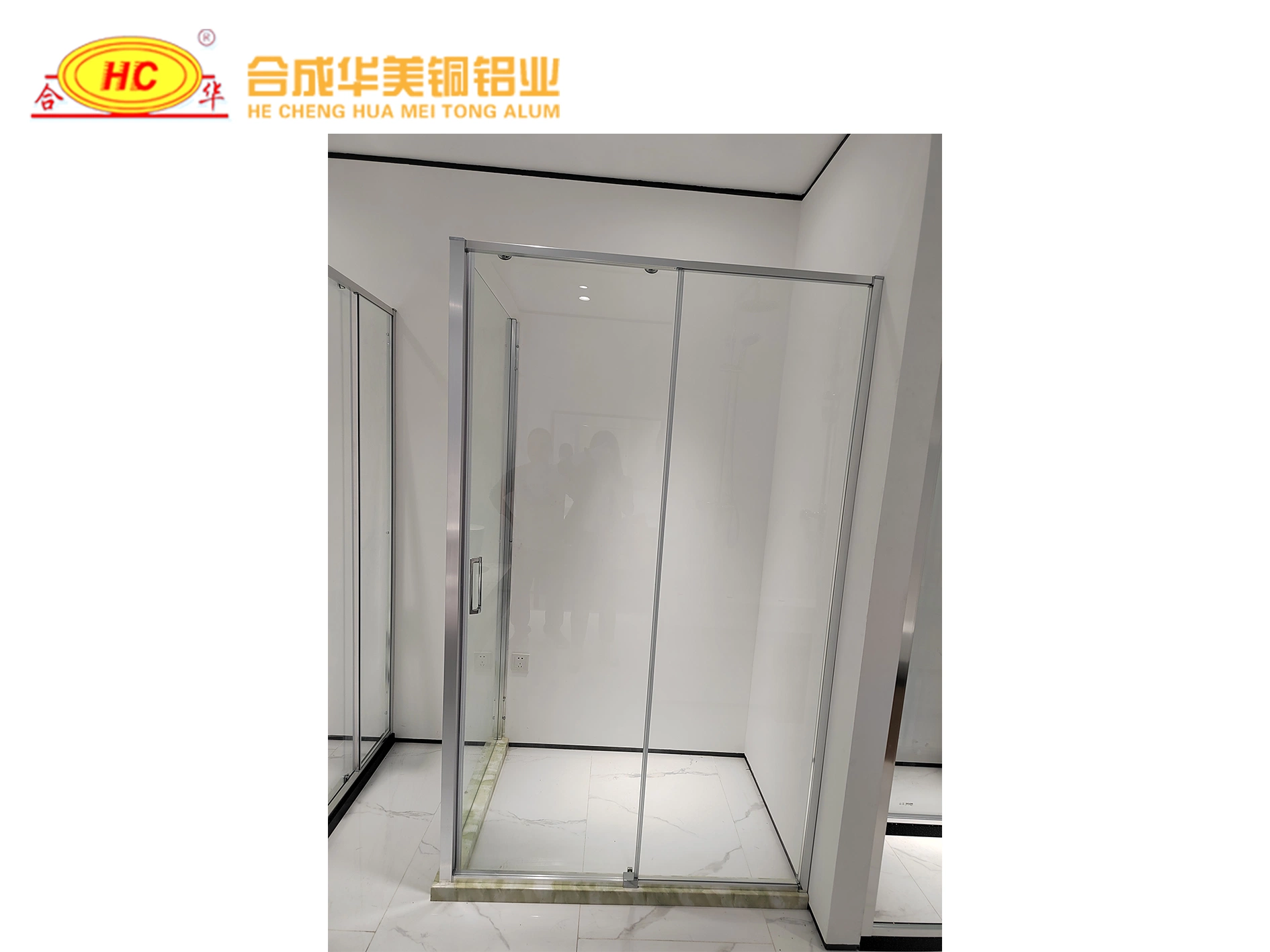 Aluminum Door for Bathroom, Shower Door, Aluminum Profile Shower Door, Shower Enclosure