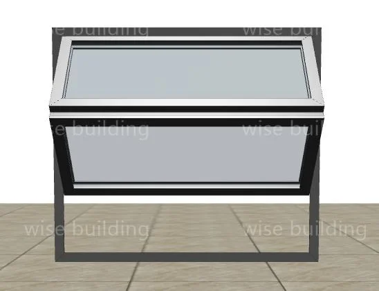 Bifold Vertical Aluminum Folding Window Aluminium Tempered Glass Slience Smooth Low Price