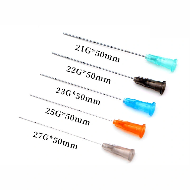 Injection Cannula Injectable Blunt Tip Needle for Dermal Filler