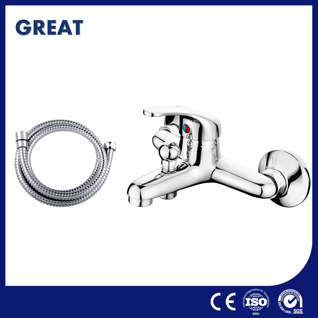 Great Bathroom Faucet Modern Manufacturers Bathtub Faucet with Hand Shower Gl8803A23 Chrome Single Lever Bath Faucet Water Flow Smoothly Mobile Home Tub Faucet