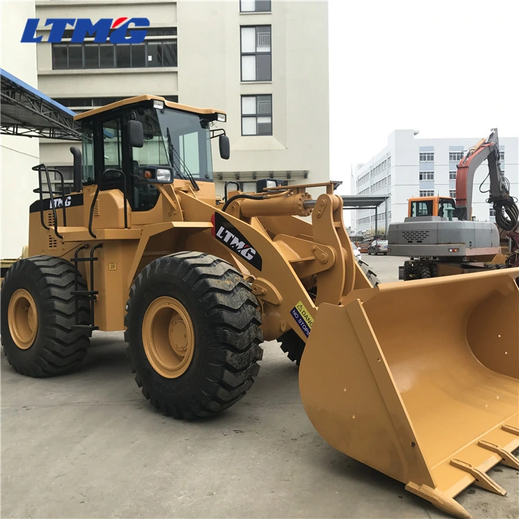 Ltmg Construction Machine 4 Ton 5 Ton 162kw Engine Wheel Loader 4ton 5ton Front End Loaders with Quick Hitch Fops Rops Pre-Heater AC Optional