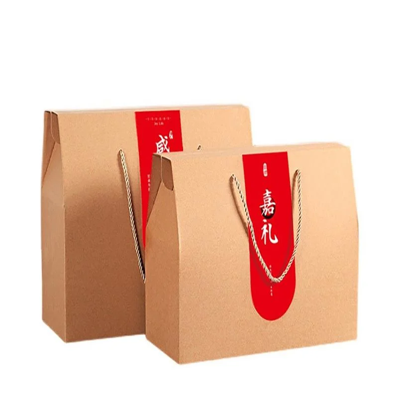 Precio al por mayor Logo personalizado Printed Takeout Contenedores de comida de Takeaway vacíos Envase de papel de caramelo de chocolate Diwali Caja de fruta Dulce Seco