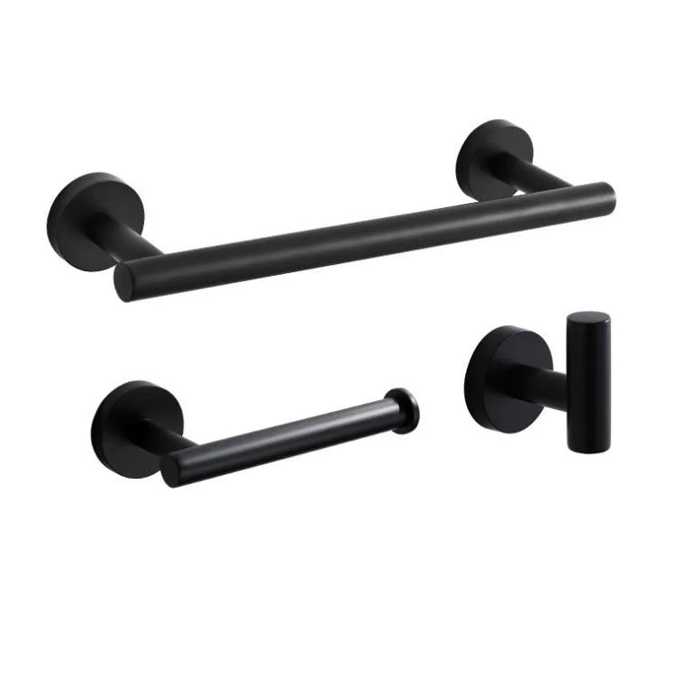 Bathroom Products 3 Pieces Stainless Steel Wall Robe Hook Accessory Set