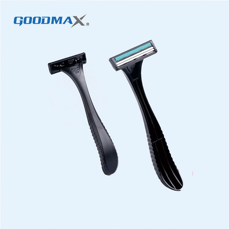 High quality/High cost performance  Hot Item Twin Blade Disposable Razor for Plastics Handle