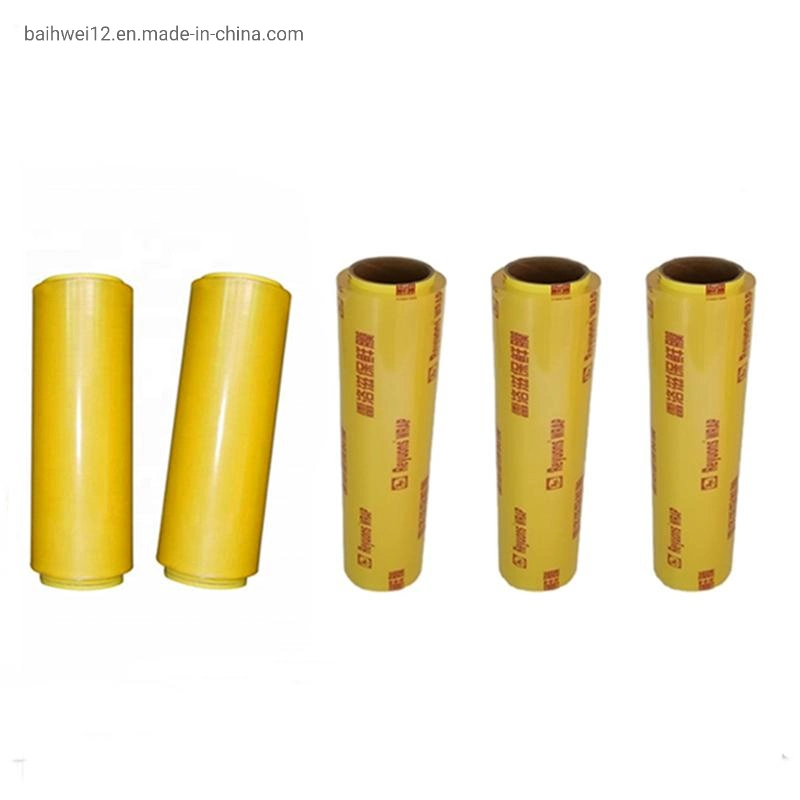 Plastic Packaging PVC Cling Film Food Grade Jumbo Roll Manufacture