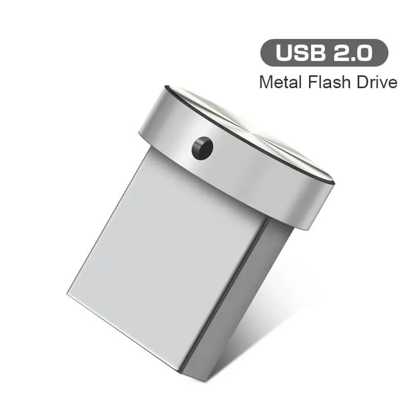 غطاء لولبي، محرك أقراص USB محمول صغير، USB محمول سعة 2.0 4 جيجابايت إلى 128 جيجابايت للتخزين