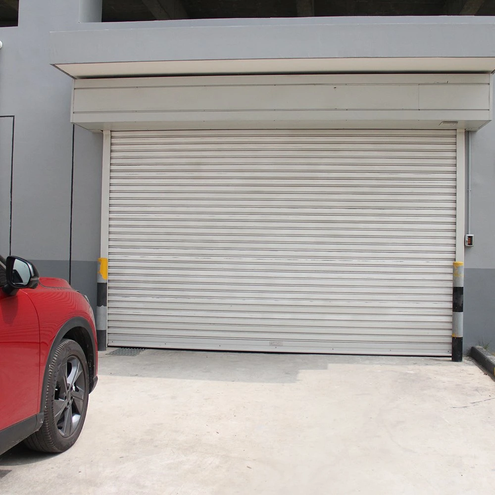 Vente directe d'usine de porte de garage à enroulement automatique en acier pour les usines industrielles.