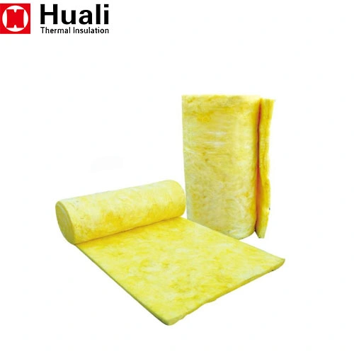 Vinyl Faced Fiberglass Insulation Blanket Heat Resistant Insulation Glass Wool Roll