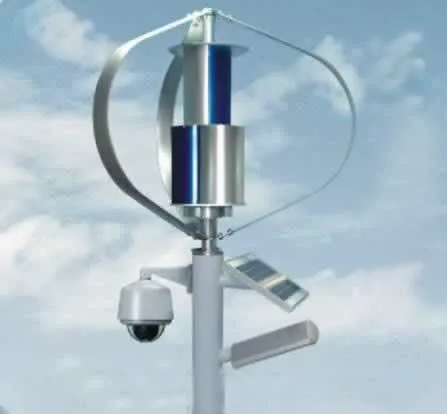 400W Vertical Axis Wind Generator for Camera System with 24V Battery