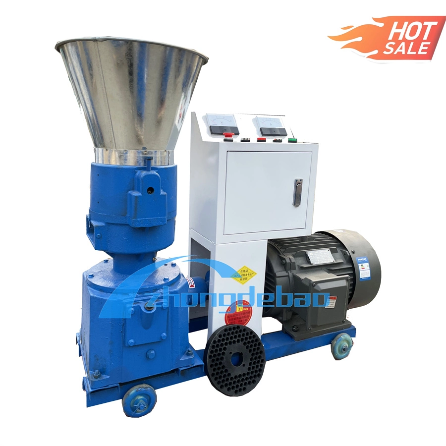 Small Cheap Agricultrual Wastes Bagasse Rice Husk Biomass Sawdust Wood Pellet Machine for Press Making Processing Extruding Pelletizing Wooden Pellets