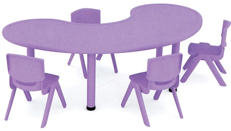 Economic Kindergarten Four Kids Study Plastic Square Table