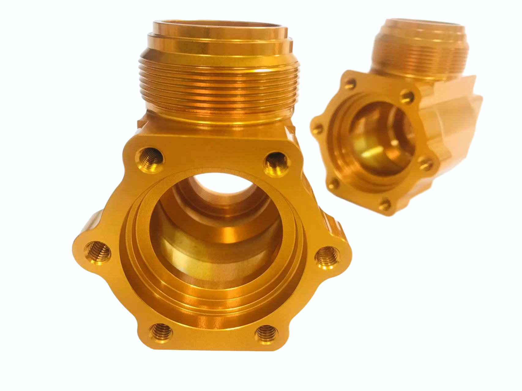 Custom Aluminum Alloy Valve Fittings Cnc Parts Precision Cnc Machining Aerospace Parts