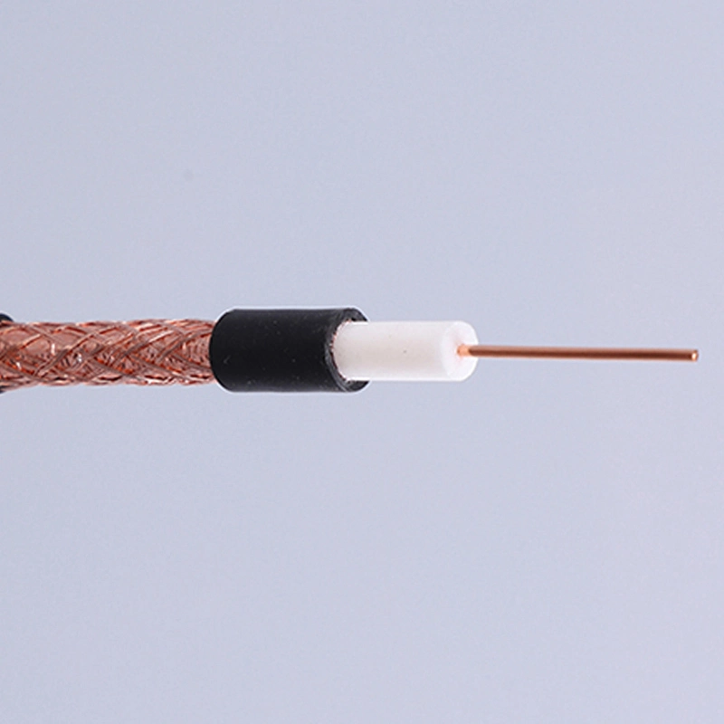 Manufacturer High quality/High cost performance RG6 Rg59 Rg11 CATV & CCTV Communication Cable with Power Composite Siamese Coaxial Cable