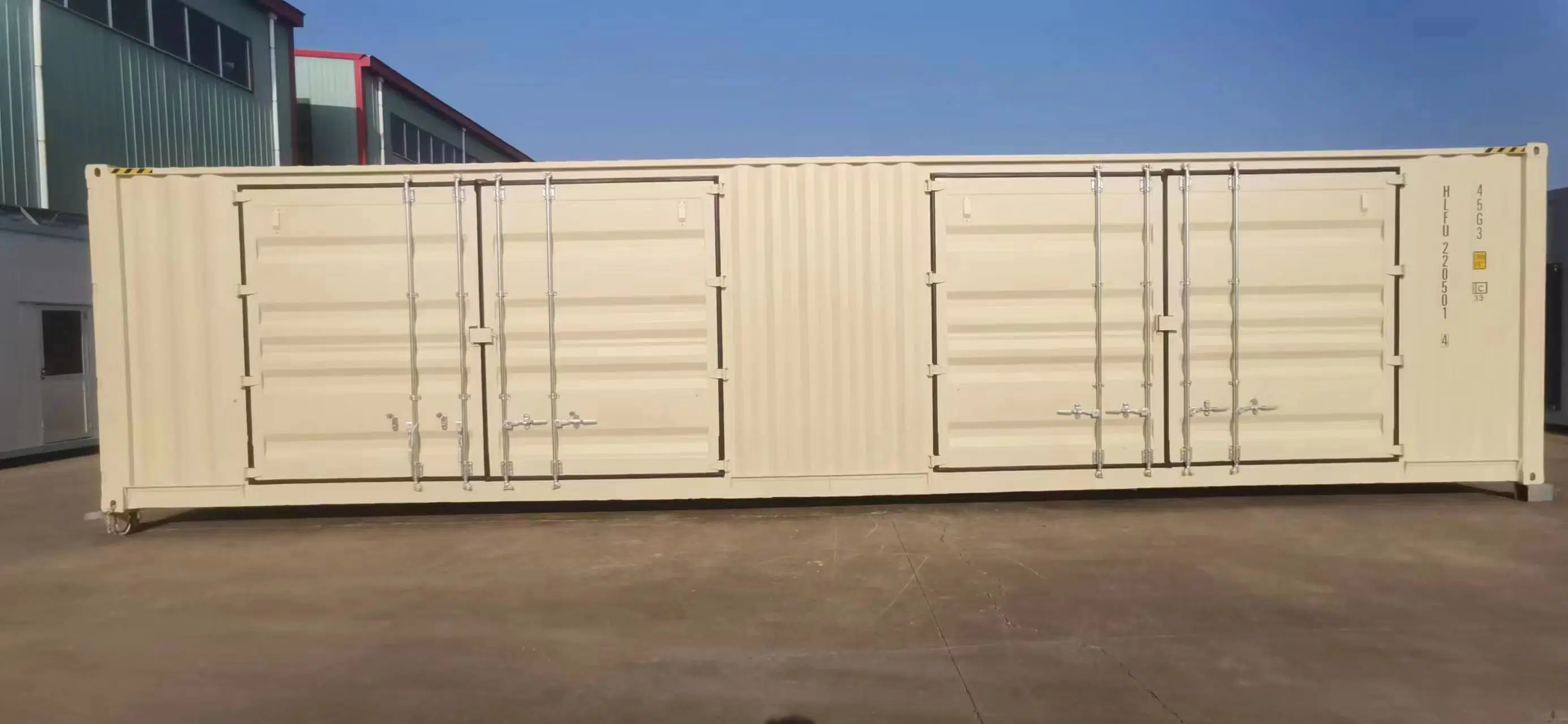 40FT High Cube Shipping Container with 2 Side Doors Csc Certificated High Quality ISO Standard