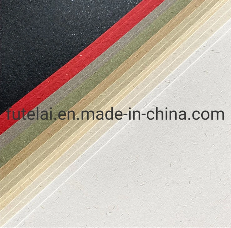 Custom Special Paper Bronzing Grass Incense Card Printing Earth Paper for Clothing Logo Design Printing Clothing Hang Tags