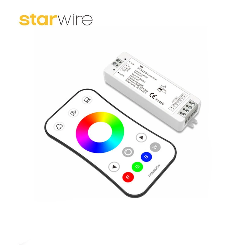 4A*3CH 12V/24V Wireless RF Remote RGB Strip LED Controller