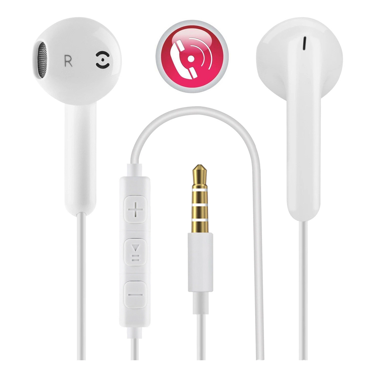 Auricular con cable de alta calidad para iPhone y teléfonos Android