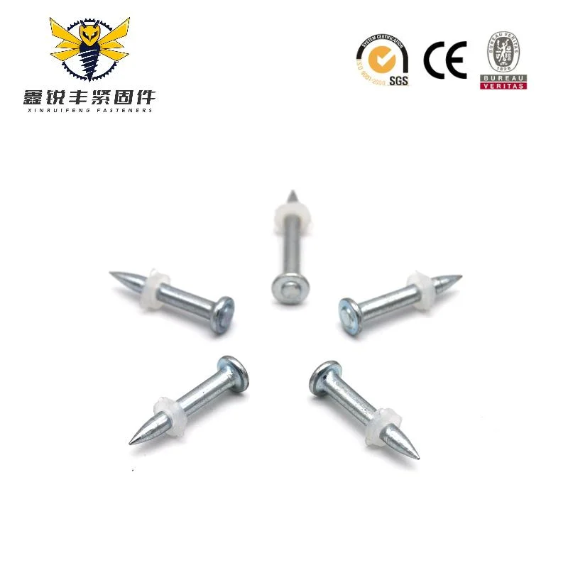 DN Nail with Plastic Washer Powder Actuated Fastener Drive Pins