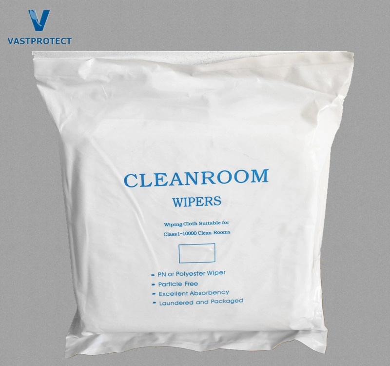 ESD Anti-Static Lint Free 100% Polyester White Clean-Room Wipers