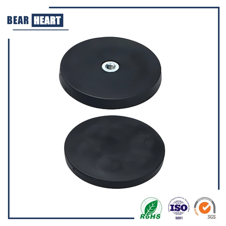 Wholesale Strong Rubber Coated Pot Magnet