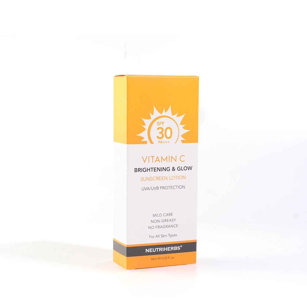 OEM/ODM Organic SPF 30 Sun Screen Cream with Zinc Oxide for Dark Skin Non Whitening