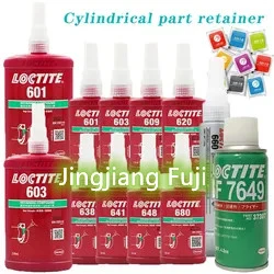 Loctiter 601 603 609 620 640 640 638 648 680 Pieza del cilindro retenedor de cojinete pegamento retención anaeróbica de pegamento líquido epoxi 50ml