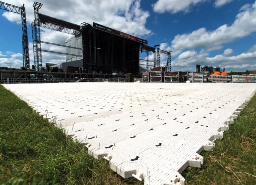 Plancher en plastique de la Cour de sport de gros de gazon artificiel de football de la protection du territoire-de-chaussée