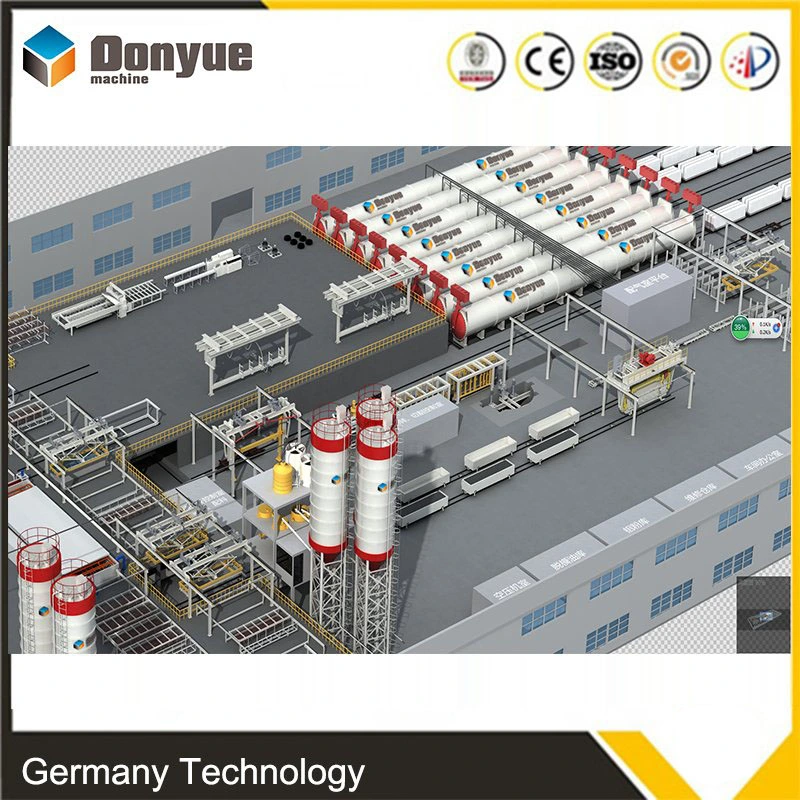 Bloc de béton d'autoclave aéré AAC AAC de fournisseur de plantes de la machine de bloc