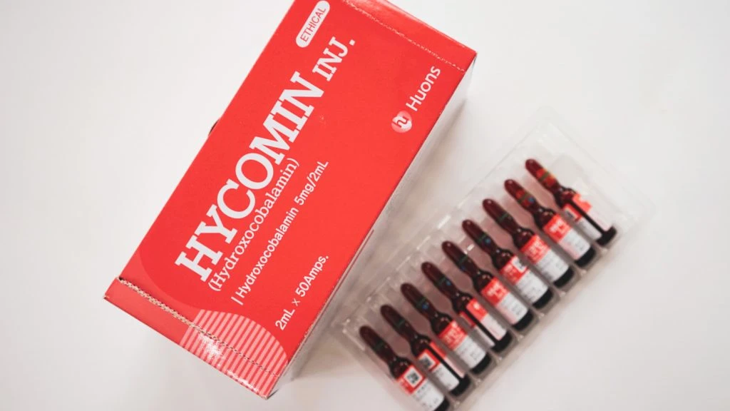 Hycomin Injection Hycomin B12 Vitamin Supplement Vitamin B-12 Shots Are Injections Containing High Levels of Hydroxocobalamin