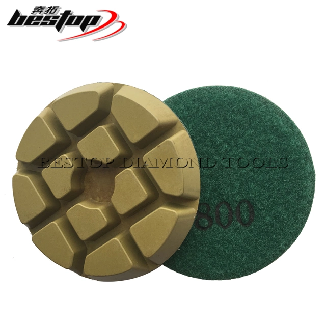 3 Inch Resin Bond Diamond Dry Polishing Pads for Concrete and Terrazzo Floor