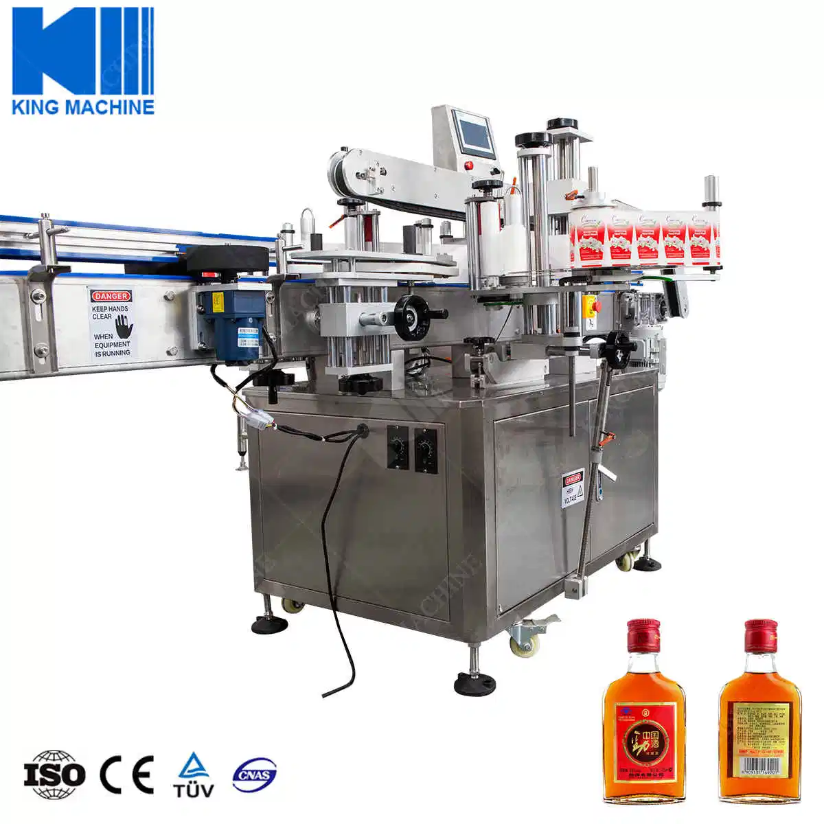 Small Bottle Medical Field Vial Self Adhesive Labeling Machine