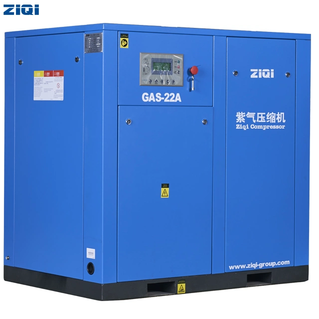 15kw 20HP Rotary AC Power Electric Air Cooled Frequency Inverter Single Stage Belt Driven with Ingersoll Rand Air End Industrial Screw Air Compressors for Sale