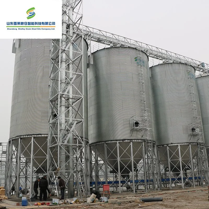 Grain Wheat Maize Millet Storage Galvanized Steel Silo Factory Price