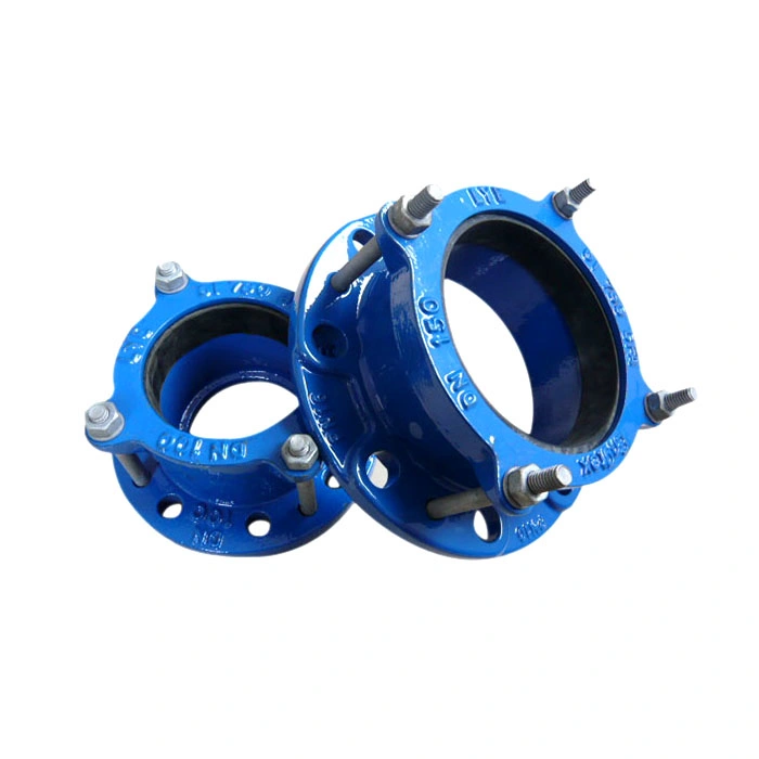 En545 DN40 Ductile Cast Iron Universal Flange Adaptor for PE Pipe