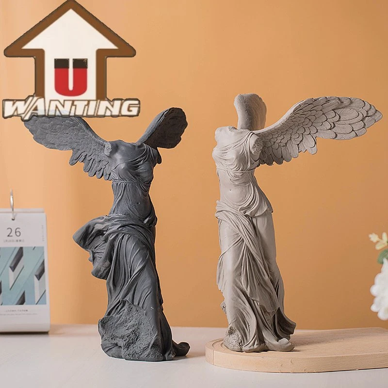 Greek Victory Goddess Home Crafts Standing Statues Wholesale/Supplier Indoor and Outdoor Decoration