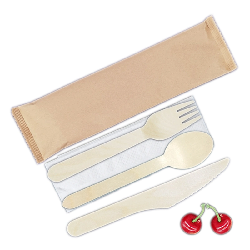 Talheres de mesa descartáveis biodegradáveis para faca de mesa para teaspoon Máscara de podreiro Coloque os utensílios de cozinha gelados