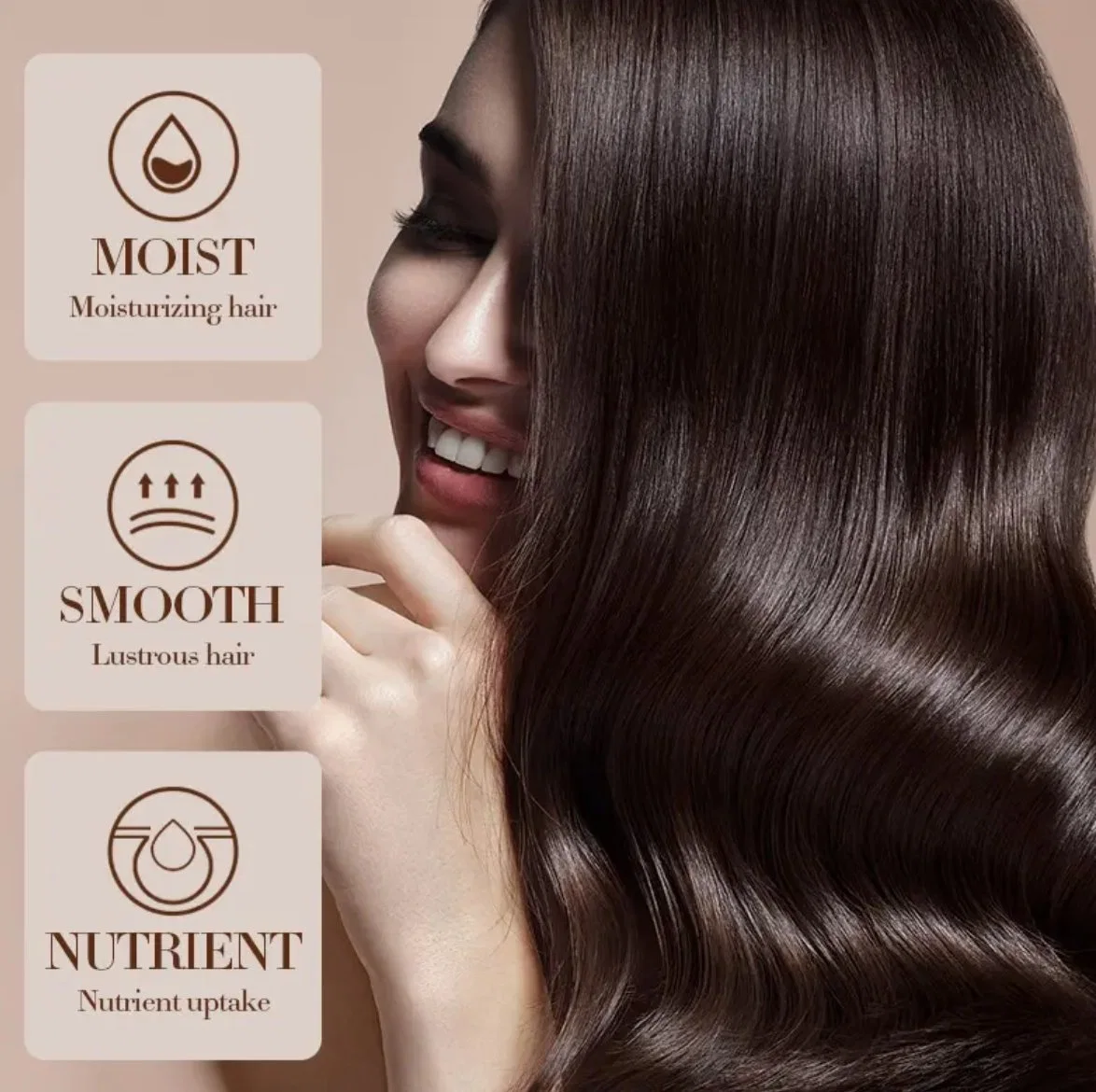 Wholesale/Supplier Nourishing Coconut Oil Keratin Moisture Repair Bifurcate Professional Hair Mask Private Label