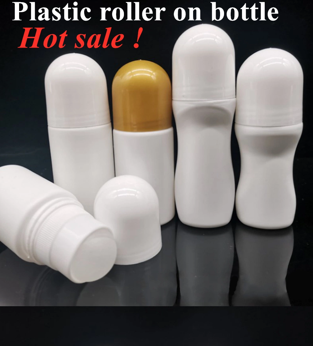 Hot Sale Wholesale/Supplier Cheap Empty Round White Perfume HDPE Plastic Roller on Bottles for Essential Oil