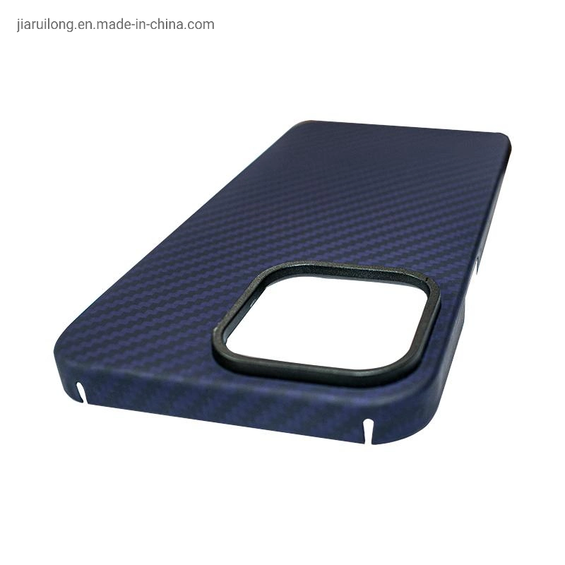 Purple Aramid Fiber Phone Case Cell Phone Accessories Carbon Fiber Cell Phone Case Phone Accessories