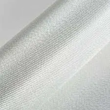 White Fiberglass Fabric Cloth, Fibreglass Cloth Roll Fiberglass Plain Weave Fabric Cloth 12*8