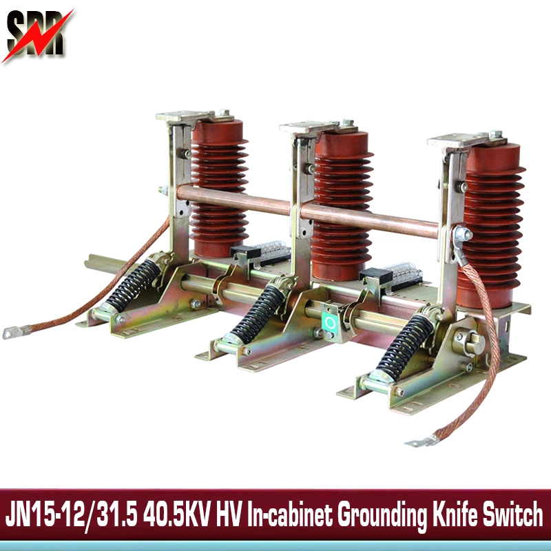 Jn15-12/31.5 40.5kv Hv in-Cabinet Grounding Knife Switch, 40.5kv High Voltage Switchgear Earthing Switch