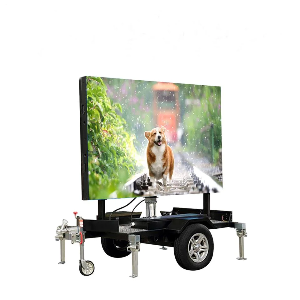 P5 P6 P6.67 Outdoor Waterproof Truck Trailer Car Moving Advertising LED Display for Mobile