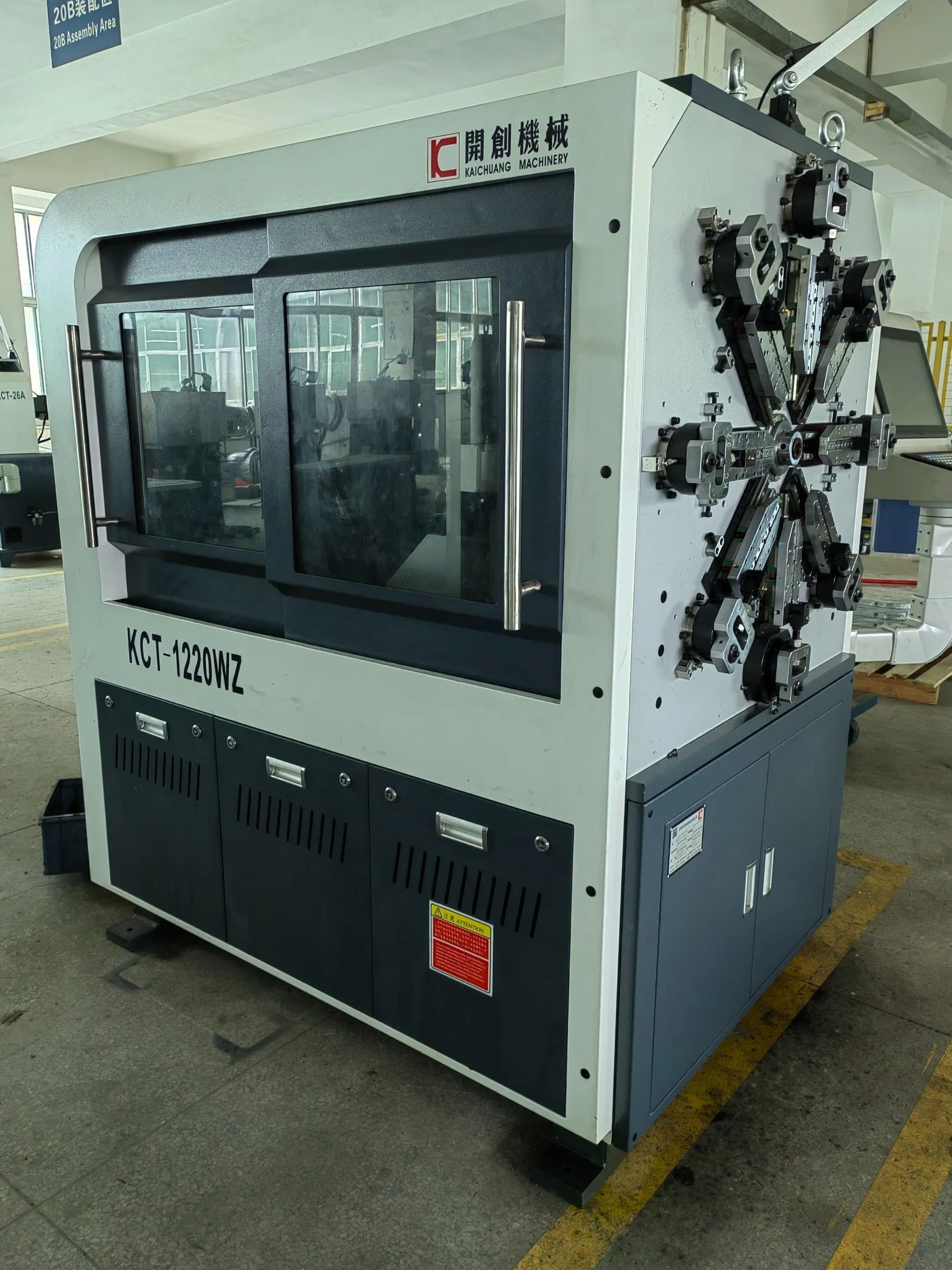 KCT-1220WZ CNC máquina de formación de 2mm de la primavera y máquina de doblado