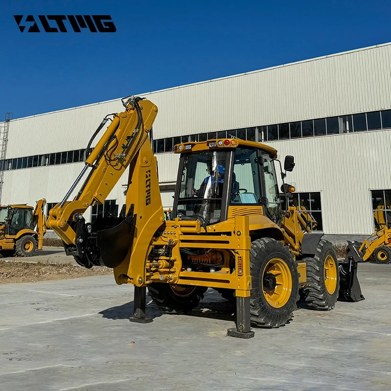 2024 Ltmg CE Certification 4WD Diesel Front End Backhoe Loader with H Leg