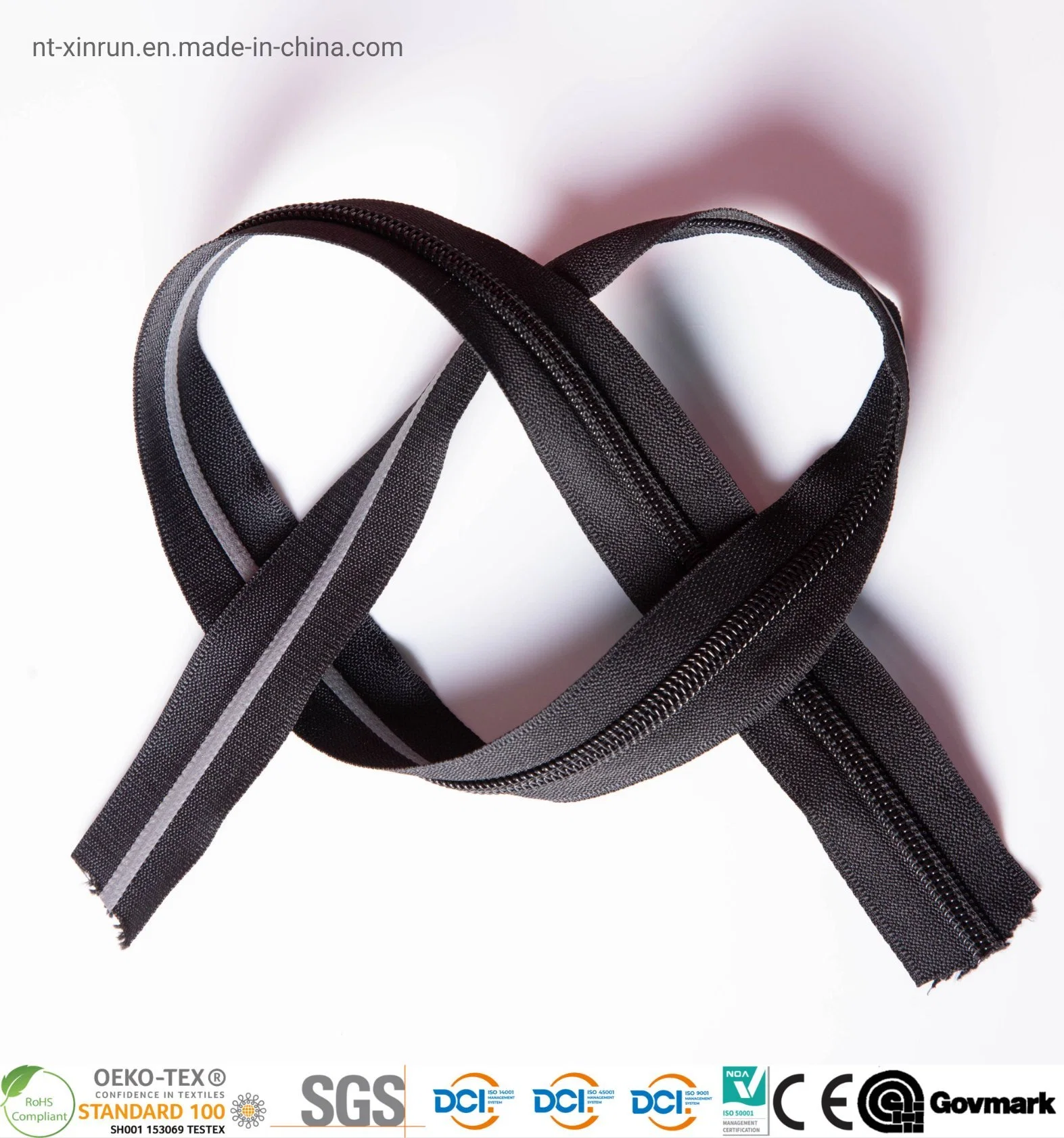 Non-Lock Nylon Zipper for Bags